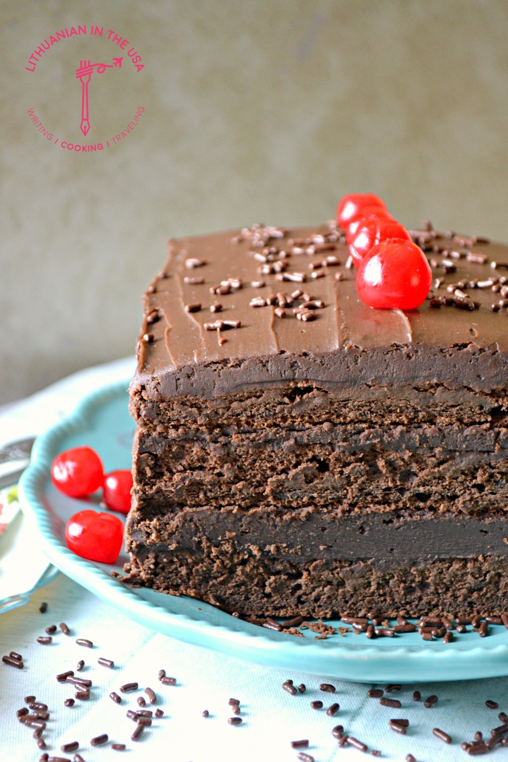 Sokoladinis tortas su romu dziovintomis slyvomis (31) 1