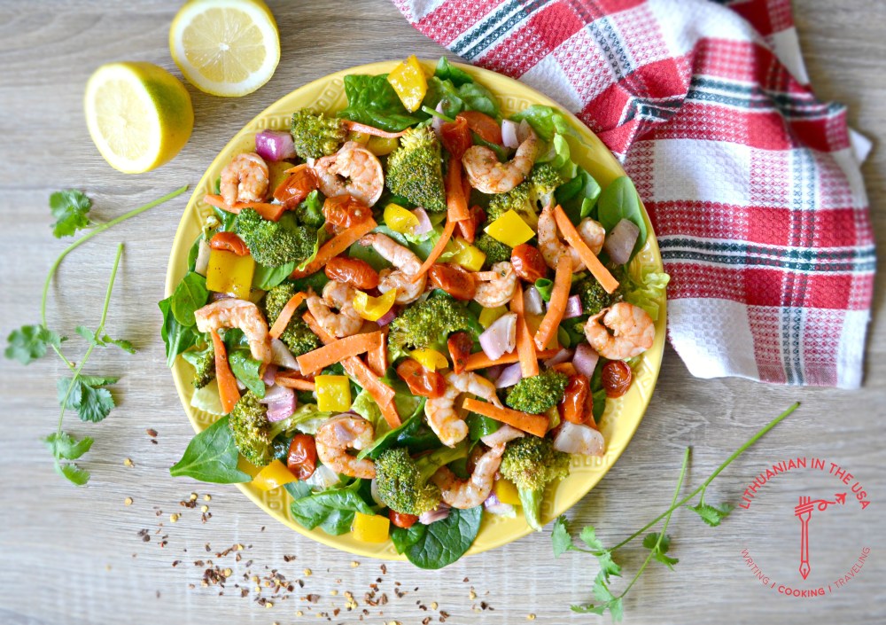 Kreveciu salotos su keptomis darzovemis (3) 1