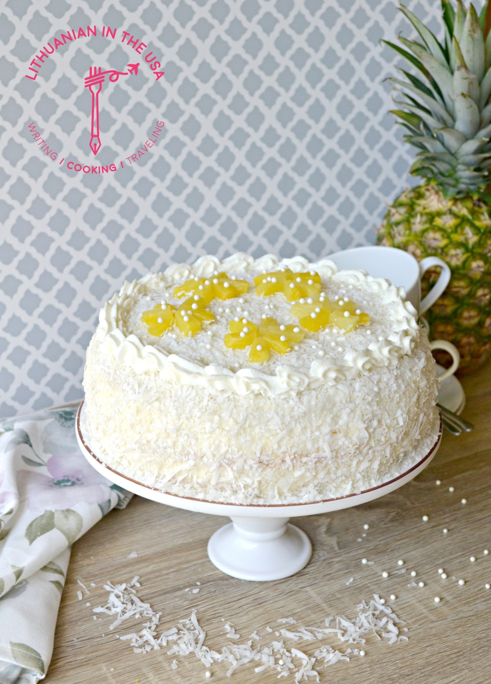 Ananasinis tortas su sviestiniu kremu (54) 1