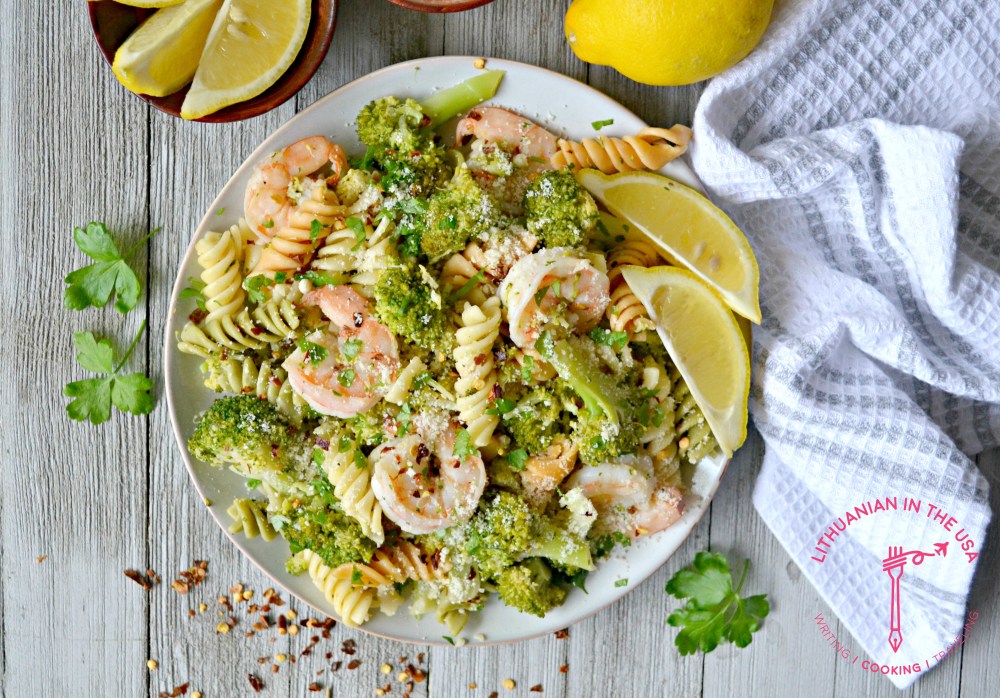 Makaronai su krevetemis ir brokoliu (7) 1