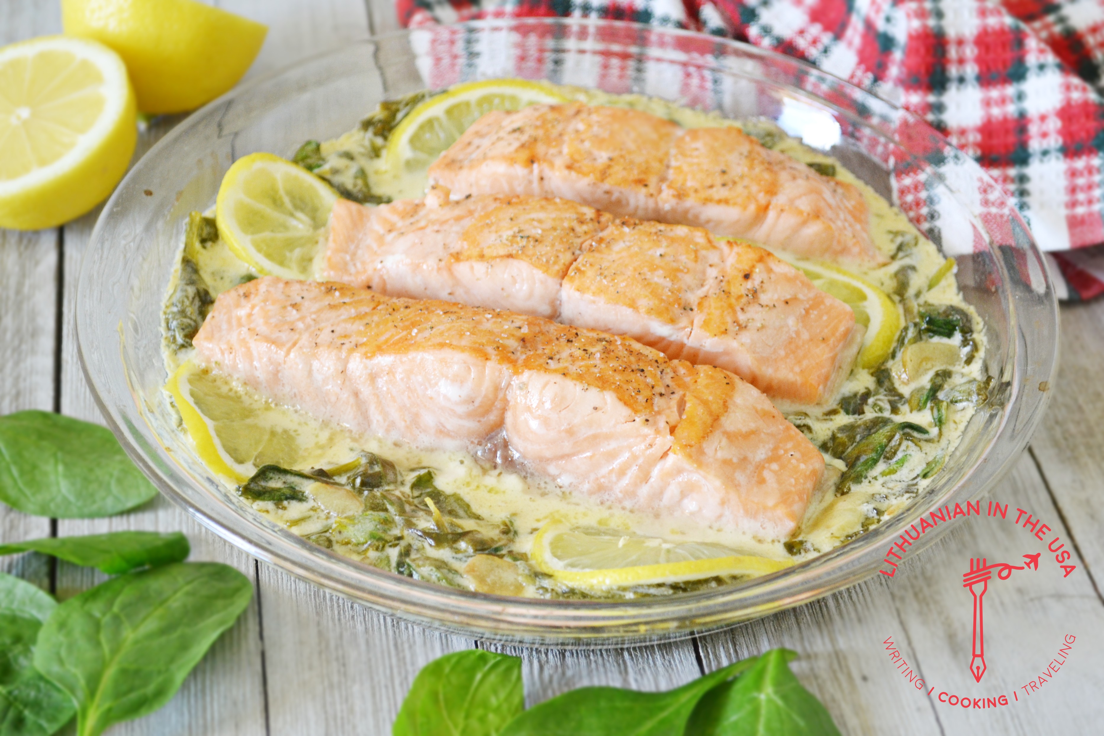 Lasisa su kreminiu spinatu padazu (21) 1