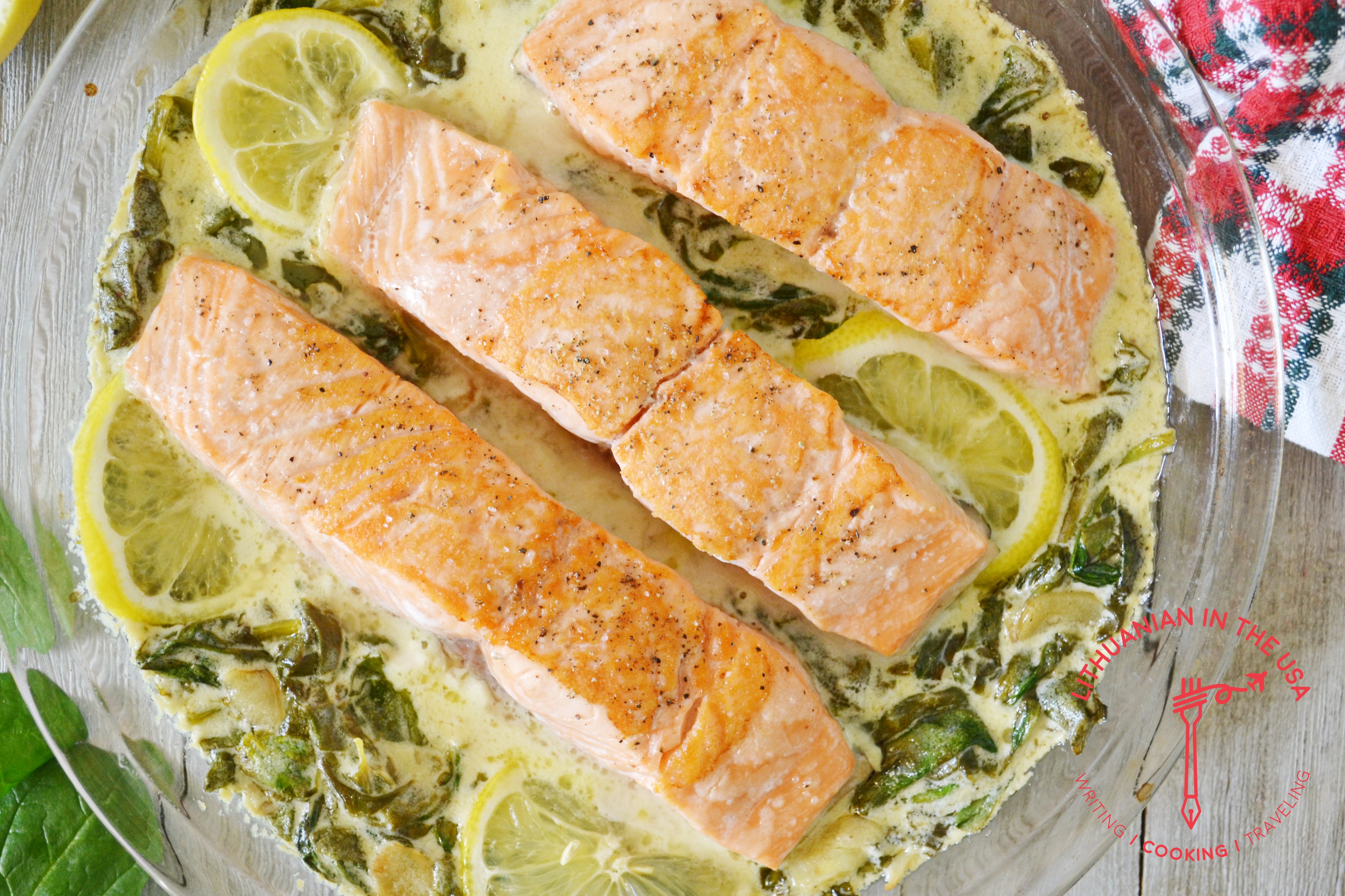 Lasisa su kreminiu spinatu padazu (26) 1